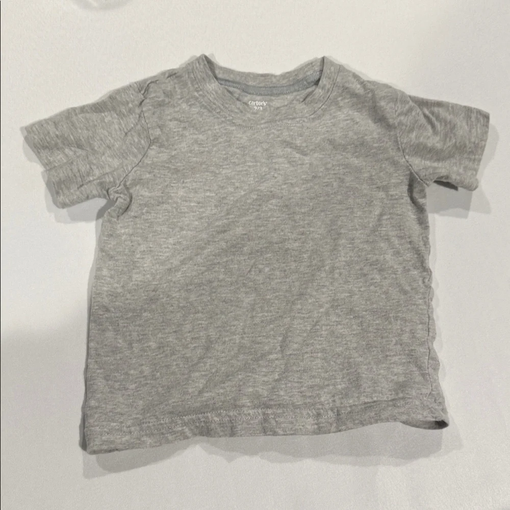 Carter's Light Gray Short Sleeve Tees